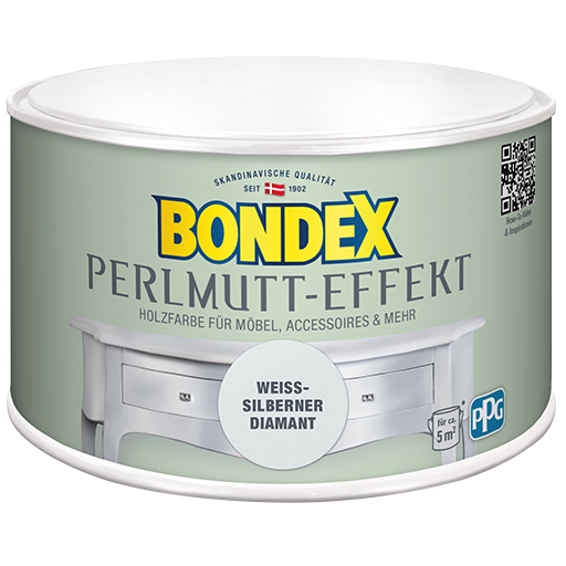 Die vielfältige Farbpalette des BONDEX Perlmutt-Effekts ist aufeinander abgestimmt und lässt sich wunderbar miteinander kombinieren. Übrigens: Der BONDEX Perlmutt-Effekt ist zusätzlich als dekorativer Anstich für Wände geeignet.
<table cellpadding="2">
	<tbody>
		<tr>
			<td><img alt="Gebrauchsfertig.jpg" src="/kentico/getattachment/produkte/innen/bondex-perlmutt-effekt/Gebrauchsfertig.jpg?width=50&amp;height=50" style="width: 50px; height: 50px;" title="Gebrauchsfertig.jpg" /></td>
			<td>Gebrauchsfertig</td>
		</tr>
		<tr>
			<td><img alt="Vielseitig-kombinierbar.jpg" src="/kentico/getattachment/produkte/innen/bondex-perlmutt-effekt/Vielseitig-kombinierbar.jpg?width=50&amp;height=50" style="width: 50px; height: 50px;" title="Vielseitig-kombinierbar.jpg" /></td>
			<td>Vielseitig kombinierbar</td>
		</tr>
	</tbody>
</table>
&nbsp;<br />
*Auslaufprodukt - nur noch bei wenigen Verkaufsstätten/Onlinehändlern erhältlich.