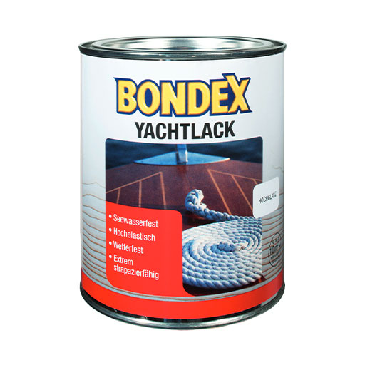 Hochglänzender, farbloser Lack für viele Innen- und Außenhölzer auf Booten, bei denen ein besonderer Schutz gegen Wetter und Verschleiß benötigt wird.
