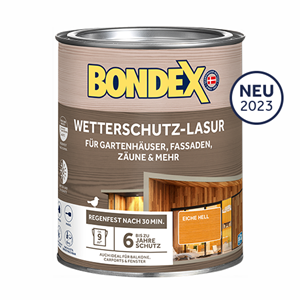 Can of Bondex Wetterschutz Lasur